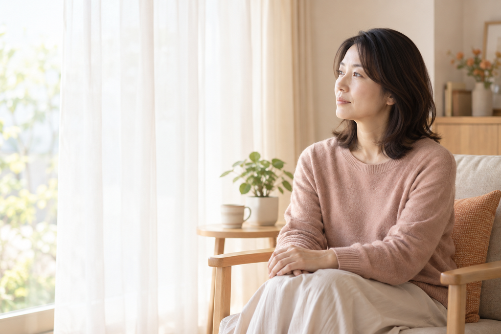 流産を繰り返し次の妊娠に不安を感じる40代の女性