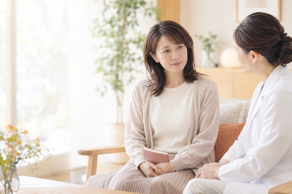 採卵しても卵子が採れない・空胞のお悩みを相談する女性